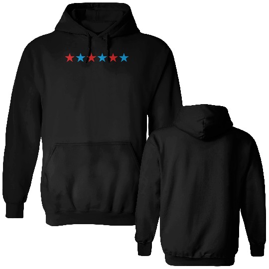 STAR STARS MILITARY BARS Vector B Double Sided Hoodies
