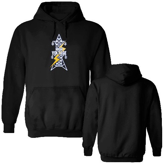 electrical power engineer Double Sided Hoodies gifts