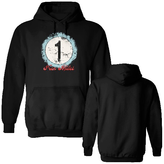 Ken Miles Rugged Number Double Sided Hoodies