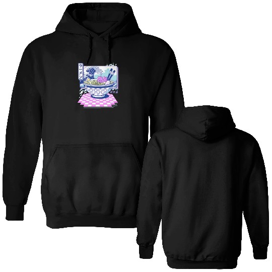 Vaporwave Ramen Double Sided Hoodies