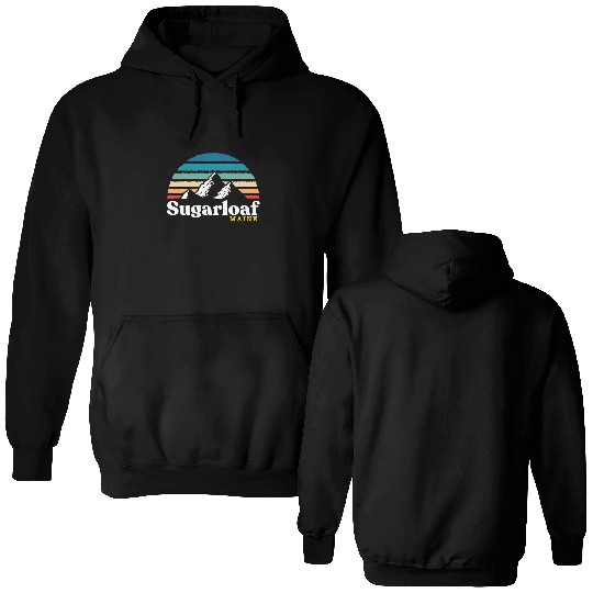 Sugarloaf Maine Usa Ski Resort 1980S Retro Gift Te Double Sided Hoodies