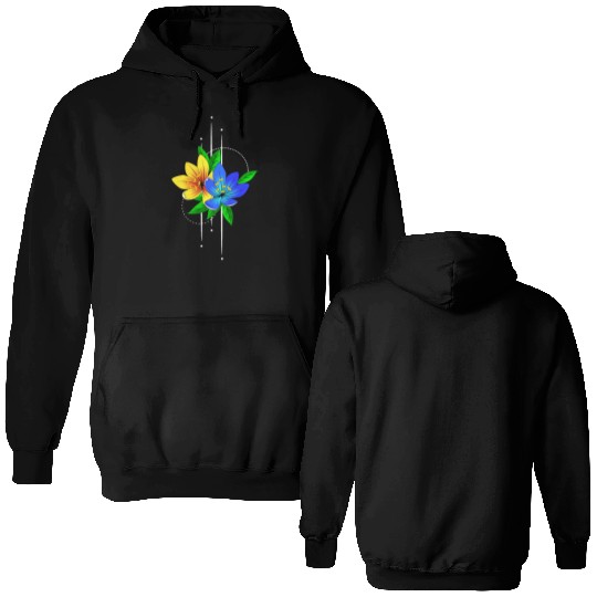 Lily flowers planting garden Double Sided Hoodies