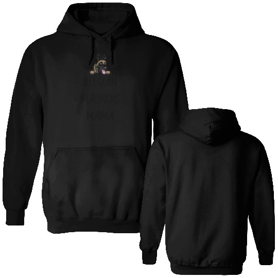 Belgian Malinois Mama Gift Double Sided Hoodies