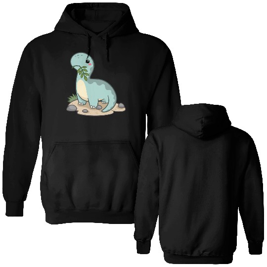 Dinosaur Adventure - Brontosaurus Double Sided Hoodies