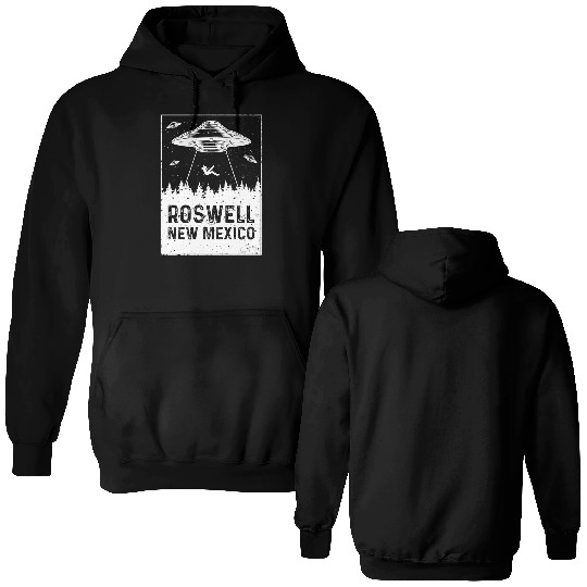 Roswell New Mexico UFO Alien Double Sided Hoodies