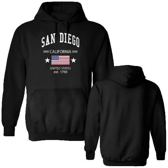 San Diego Double Sided Hoodies