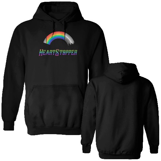 Heartstopper Rainbow LBGTQIA+ Loading Double Sided Hoodies