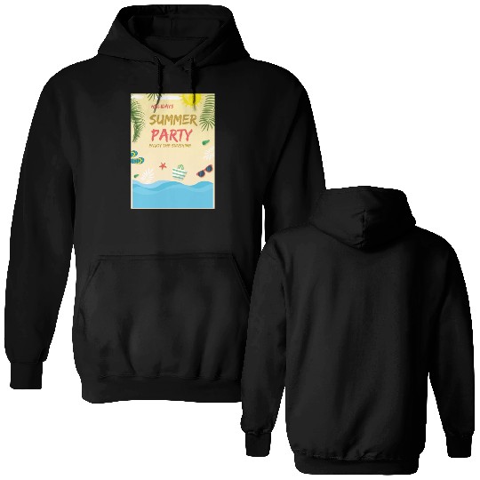 Summer party Double Sided Hoodies
