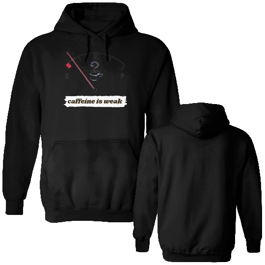 caffeine est faible Double Sided Hoodies