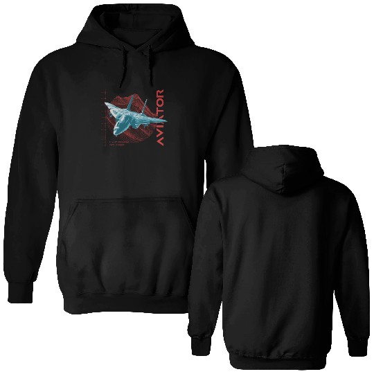 Aviator F-14 Tomcat Double Sided Hoodies