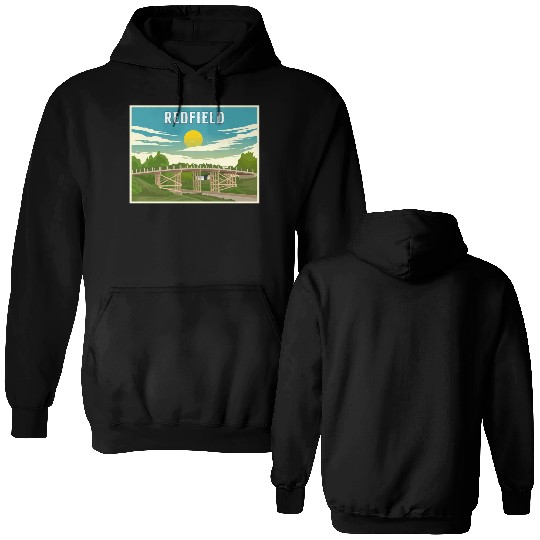 Redfield Historic James Street Bridge Double Sided Hoodies