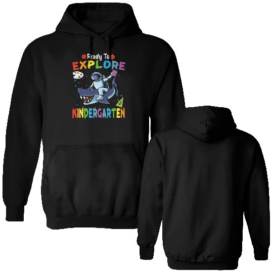Explore Kindergarten Back to School Astronomy Double Sided Hoodies