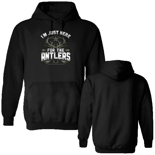 Buck Deer Hunting Hunter Vintage Double Sided Hoodies