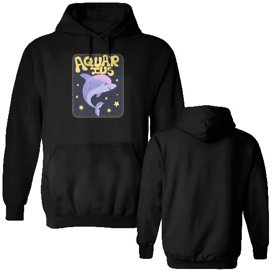Aquarius Sign Animal Double Sided Hoodies