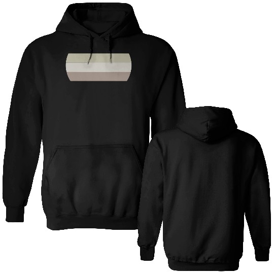 Camouflage Circle Center only Double Sided Hoodies