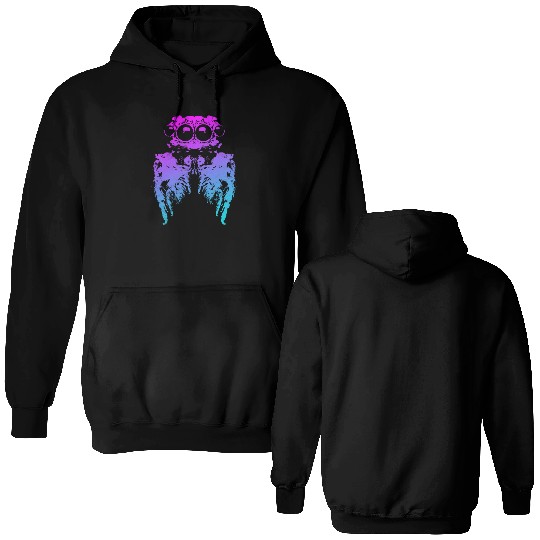 Spider Eyes - Purple Double Sided Hoodies