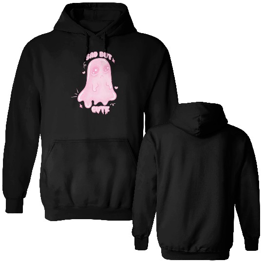 Pastel Goth Ghost | Sad but Cute | Creepy Cute Double Sided Hoodies