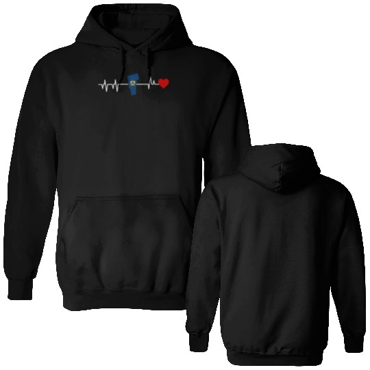 Vermont Heartbeat Gift Double Sided Hoodies