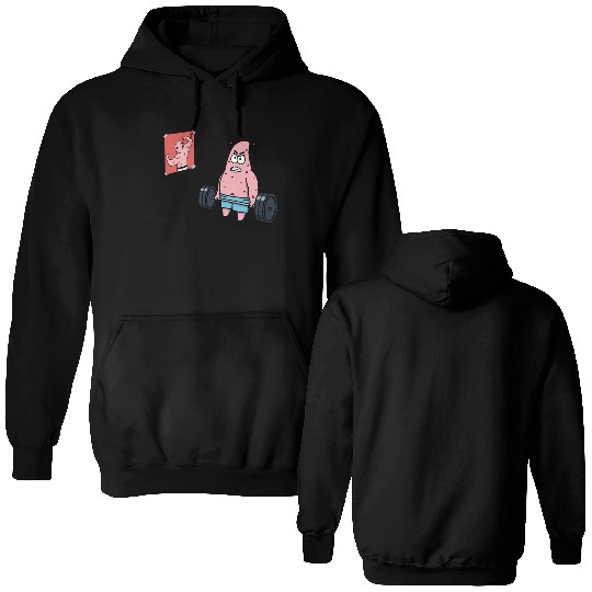 Majin Buu vs Patrick - Funny Anime Gym and Workout Double Sided Hoodies