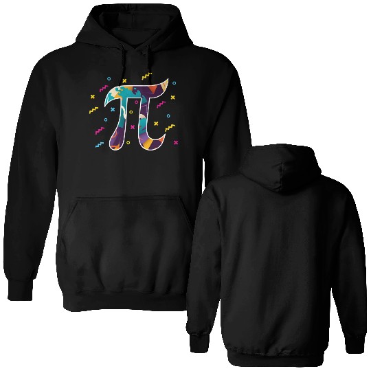 Celebrate Pi Day Math Geek Teacher Double Sided Hoodies