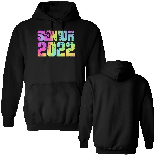 Graduation Class High School Senior 2022 Double Sided Hoodies