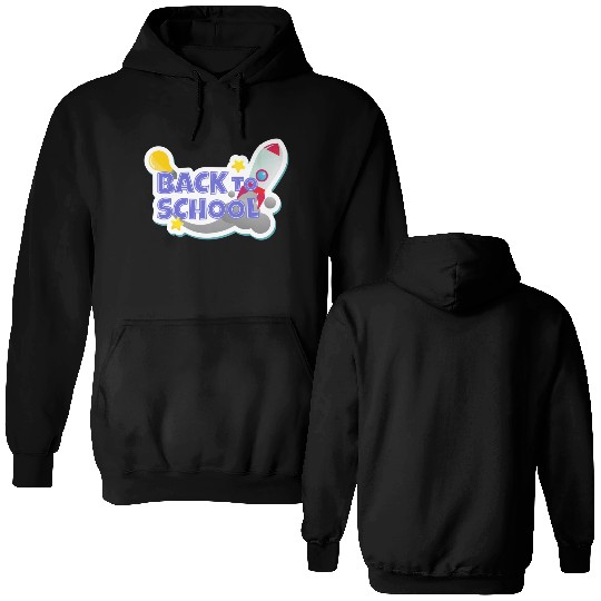 Back to School Sticker Double Sided Hoodies