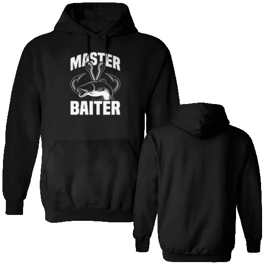 Master Baiter - Wels Catfish Hunter Double Sided Hoodies