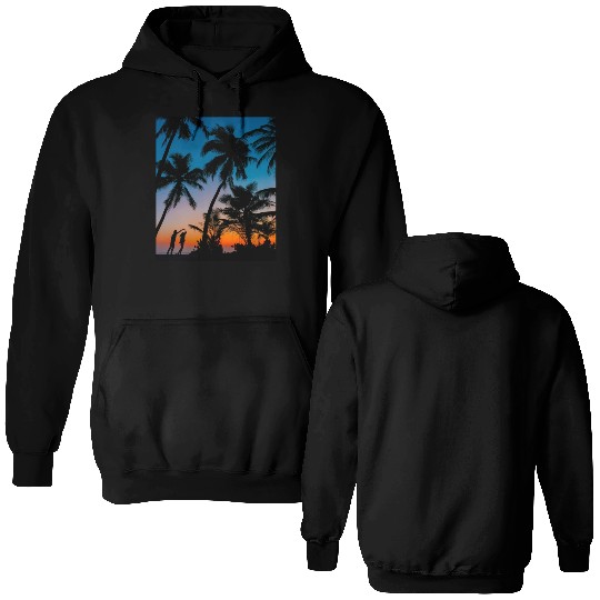 SWEETNESS OF DANCE -SUNSET IMAGE. Double Sided Hoodies