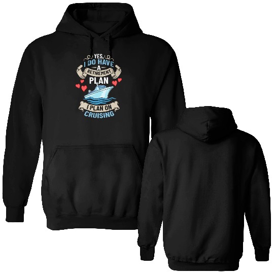Cruise Ship Vacation Trip Party Sailing Boating Double Sided Hoodies
