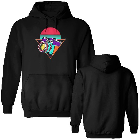 Retro Photography Day Gift Camera Photographer Double Sided Hoodies