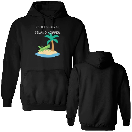 Professional Island Hopper Cruise Vacation Double Sided Hoodies