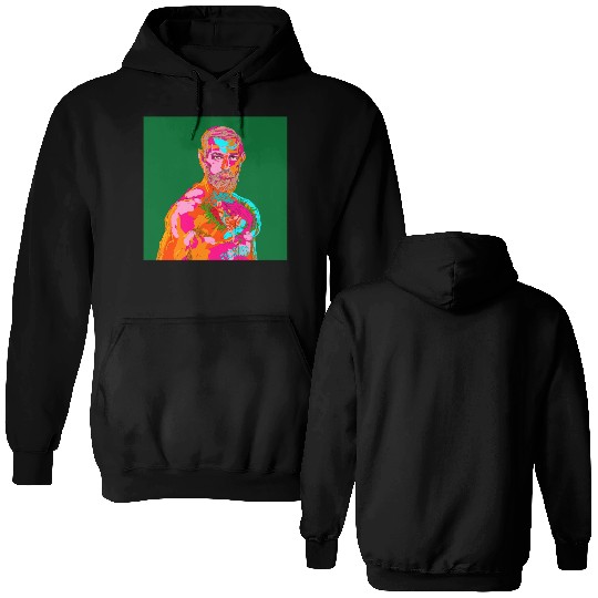 Conor McGregor abstract painting Double Sided Hoodies