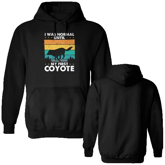 Coyote Trapping Coyote Hunting Yote Hunting Gift Double Sided Hoodies