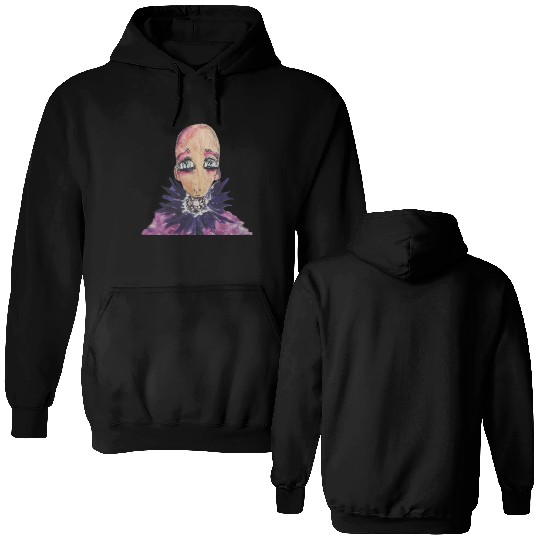 Glamorous baby in violet. Double Sided Hoodies
