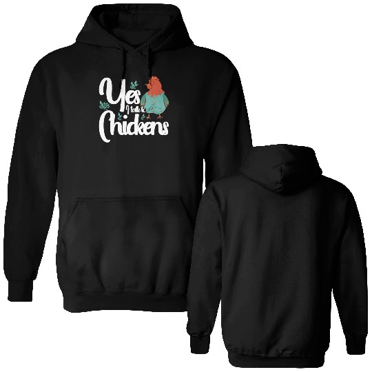 Chickens Rooster Chicken Farmer Hen Poultry Cock Double Sided Hoodies