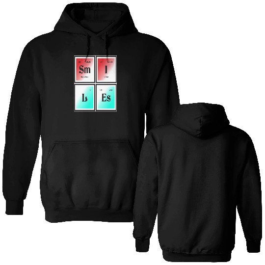 Smiles | Periodic Table of Elements Double Sided Hoodies