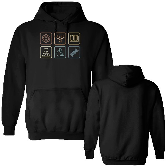 Chemistry Teacher Microbiologist Gift Double Sided Hoodies