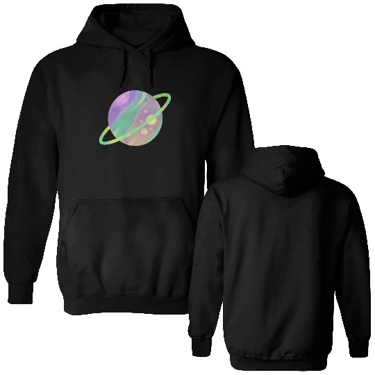 Sun Moon Classic Cotton Double Sided Hoodies