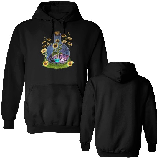 Cat Nap In A Jar Double Sided Hoodies