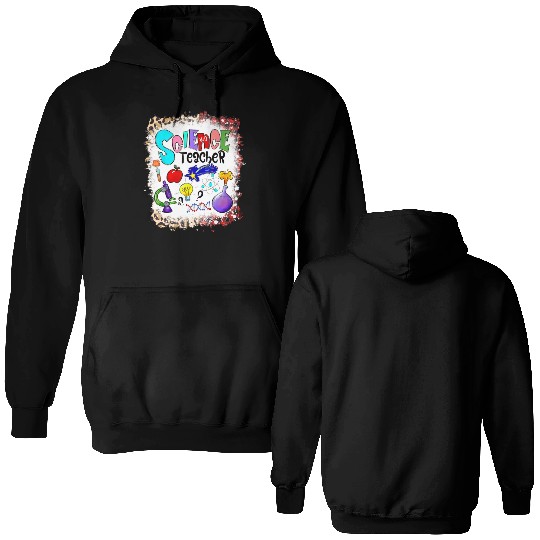 I Love Science Funny Science Teacher Lab Chemistry Double Sided Hoodies