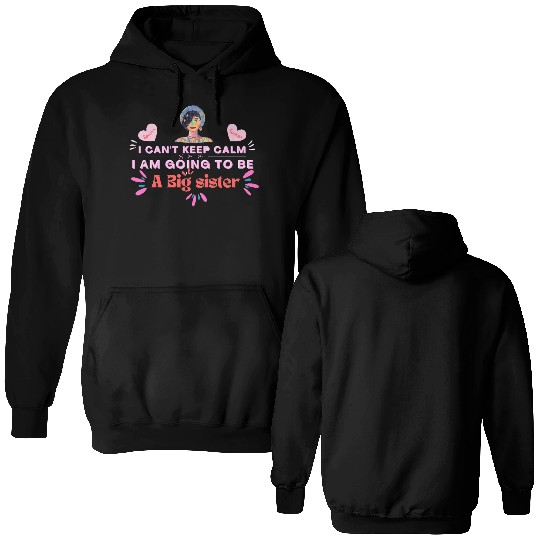 I'm Going To Be A Big Sister , design by roka0000 Double Sided Hoodies