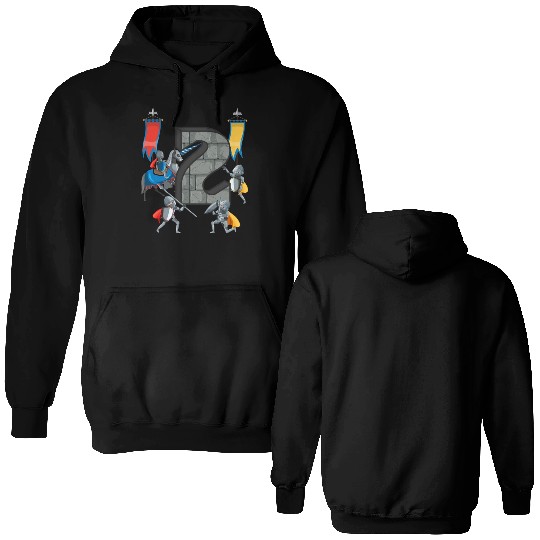Medieval Knights Middle Ages History Castle 2nd Double Sided Hoodies