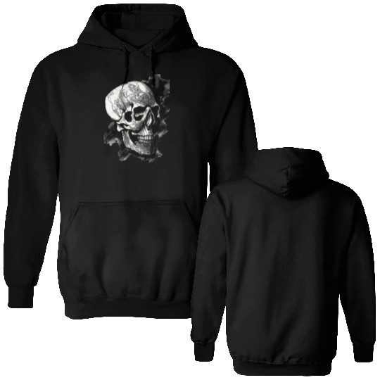 Fancy Pirate Skull Double Sided Hoodies