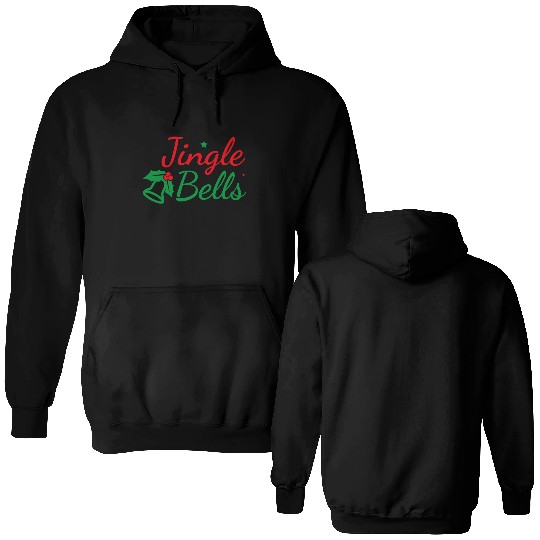 Jingle Bells - Marry Christmas Double Sided Hoodies