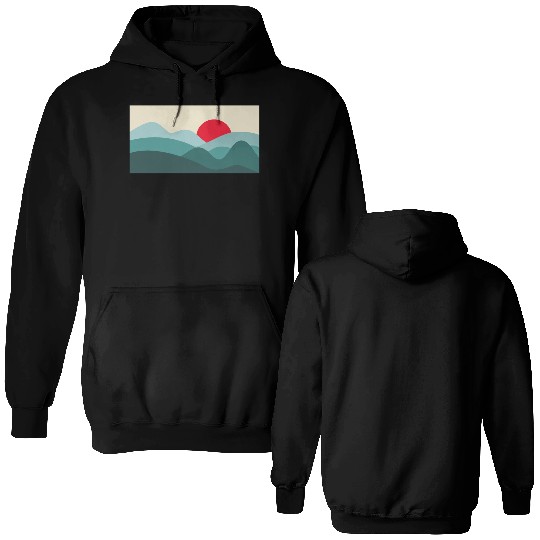 Minimalist Sun Double Sided Hoodies