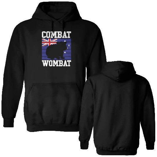 Combat Wombat For A Wombats Lover Double Sided Hoodies