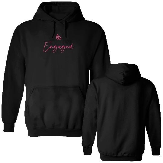 Finally Engaged MF - Bride Bachelorette Party Double Sided Hoodies