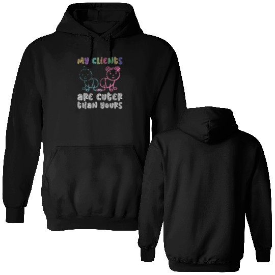 My Clients Are Cuter Than Yours - Newborn Double Sided Hoodies