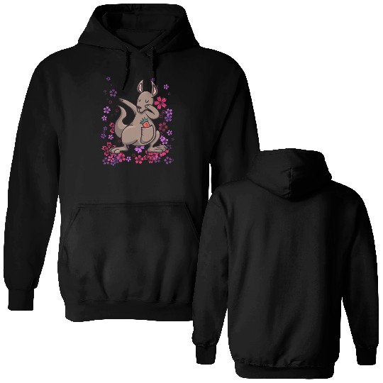 Kangaroo Australia bonded animal girls Double Sided Hoodies