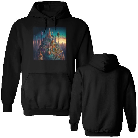 Psychedelic City 3 Double Sided Hoodies